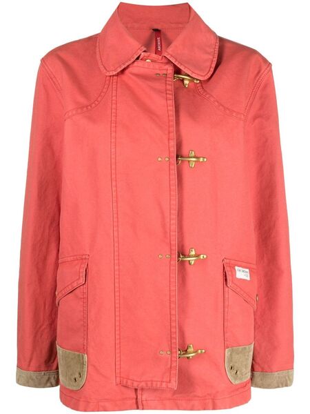  Fay Cotton Shirt Jacket - Pink 