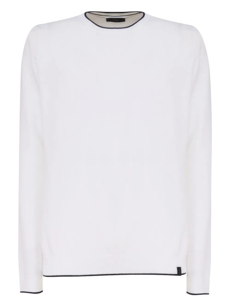  Fay Cotton Sweatshirt - White 