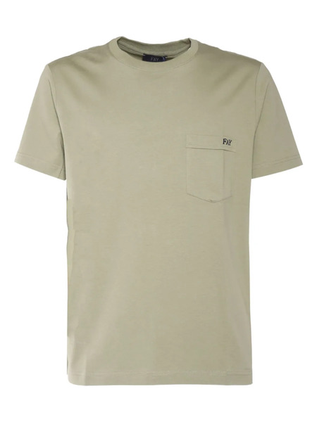  Fay Cotton T-shirt - Green 