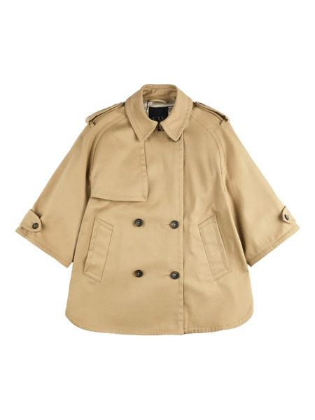  Fay Double-breasted Trench Jacket - Neutrals 