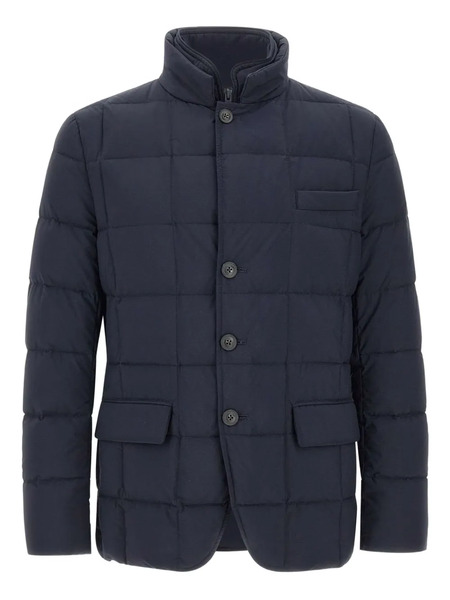  Fay Double Front Buttoned Down Jacket - Blue 