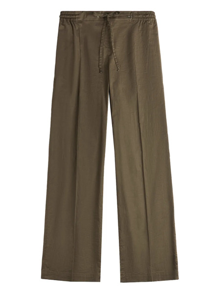  Fay Drawstring-fastening Trousers - Green 