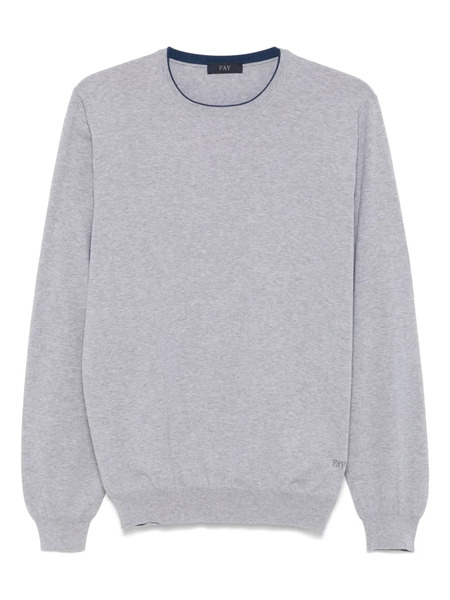  Fay Fine-knit Top - Grey 