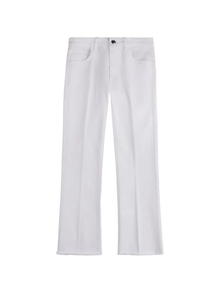  Fay Flared Cotton Jeans - White 