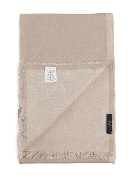  Fay Fringed Scarf - Neutrals 