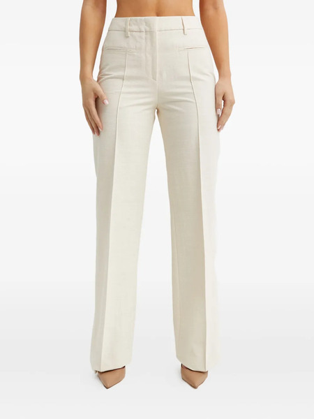  Fay Front-seam Trousers - Neutrals 