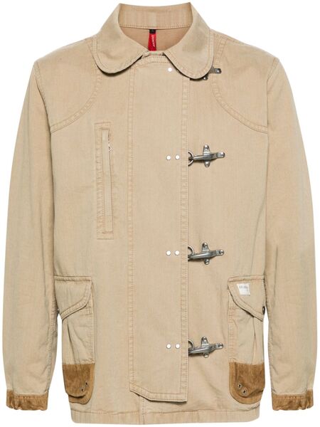  Fay 4 Ganci Cotton Jacket - Neutrals 