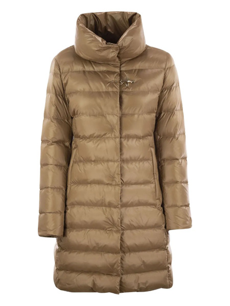  Fay Ganci-hook Puffer Jacket - Brown 