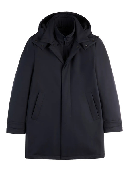  Fay Hooded Coat - Black 