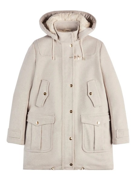  Fay Hooded Coat - Neutrals 
