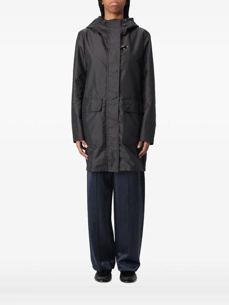  Fay Hooded Hook Parka - Black 