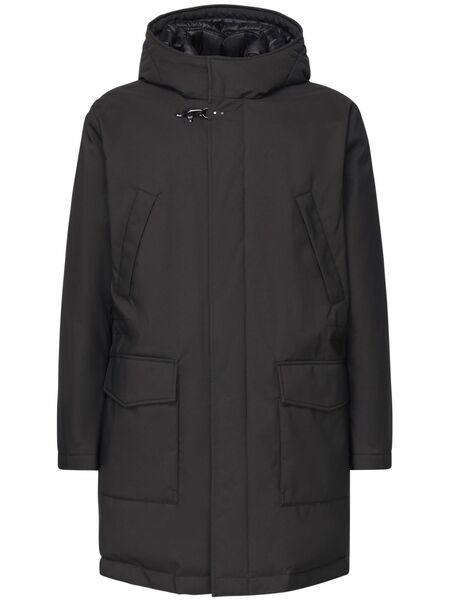  Fay Hooded Padded Coat - Black 