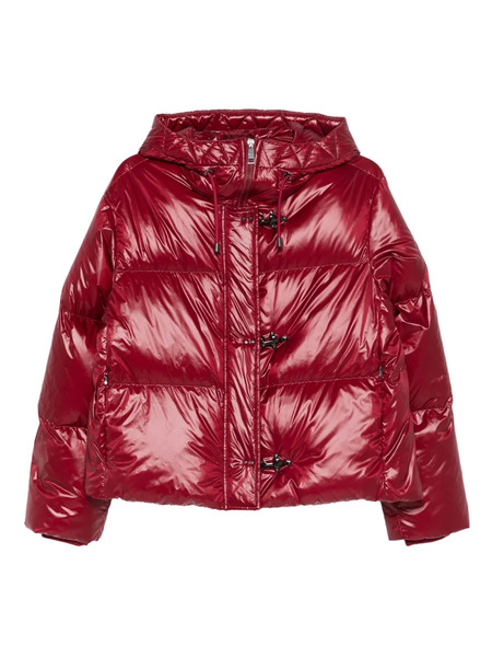  Fay Hooded Puffer Jacket - Red 