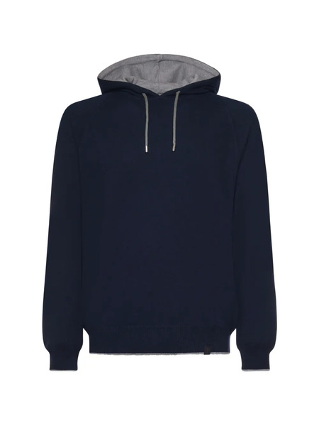  Fay Hooded Sweatshirt - Blue 