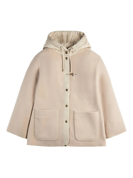  Fay Hooded Toggle-detail Jacket - Neutrals 