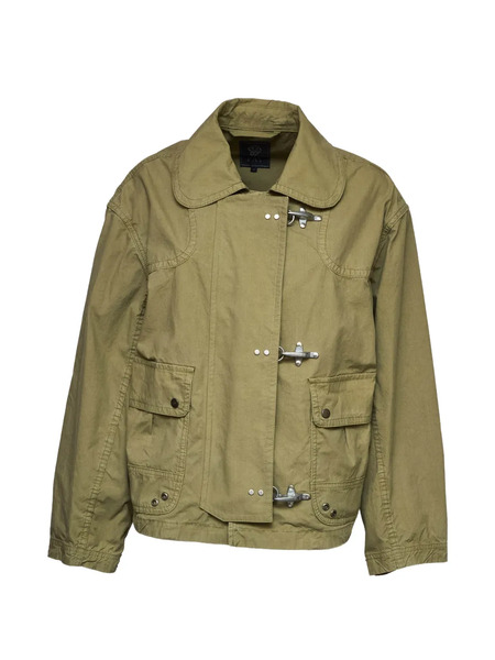  Fay Hook-fastening Pockets Bomber Jacket - Green 