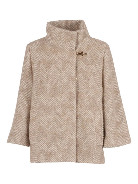  Fay Hook Herringbone Jacket - Neutrals 
