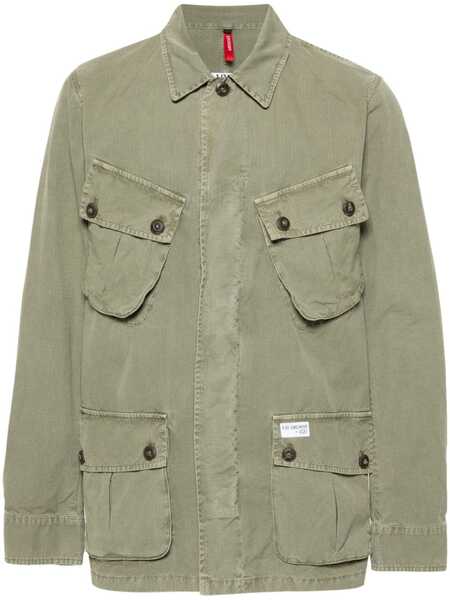  Fay Jungle Cotton Shirt Jacket - Green 