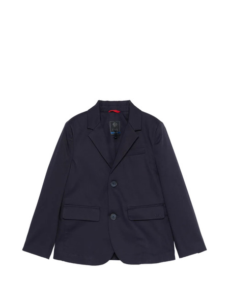  Fay Kids Buttoned Pocket Blazer - Blue 
