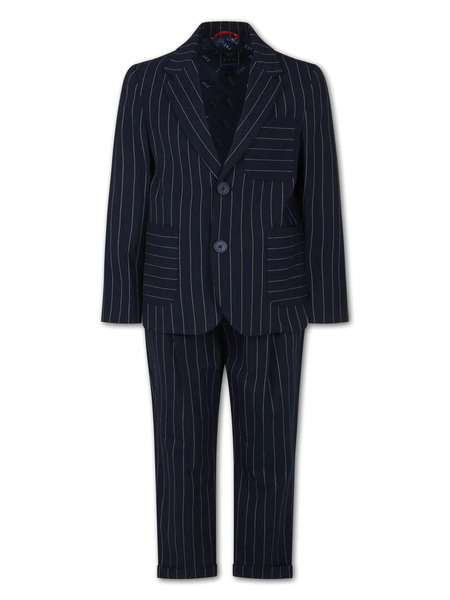  Fay Kids Pinstriped Two-piece Suit - Blue 