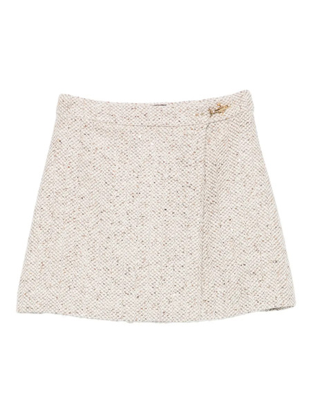  Fay Kids Sequin-embellished Mini Skirt - Neutrals 