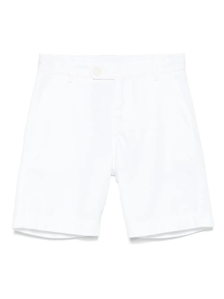  Fay Kids Twill Shorts - White 