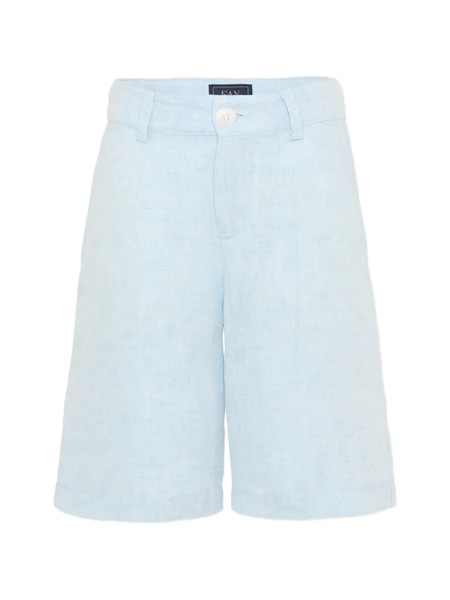  Fay Kids Wide-leg Shorts - Blue 