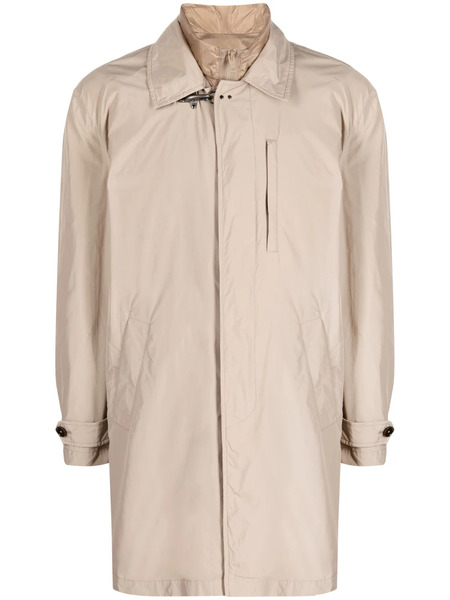  Fay Layered Design Trenchcoat - Brown 