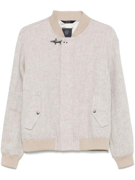  Fay Linen Jacket - Neutrals 