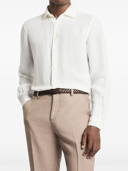  Fay Linen Shirt - White 
