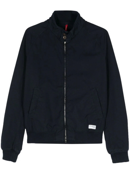  Fay Logo-patch Ripstop Jacket - Blue 