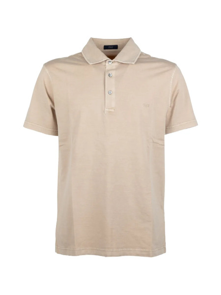  Fay Logo Polo Shirt - Neutrals 