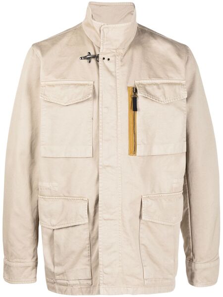  Fay Multiple-pocket Field Jacket - Neutrals 