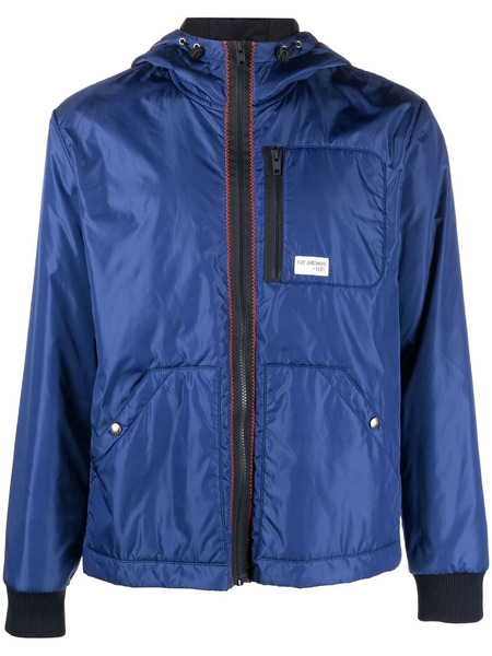  Fay Padded Zipped Jacket - Blue 