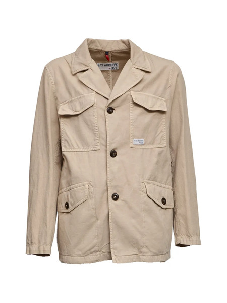  Fay Patch Pocket Field Jacket - Neutrals 