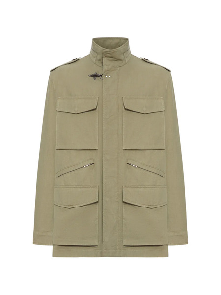  Fay Patch-pocket Jacket - Green 
