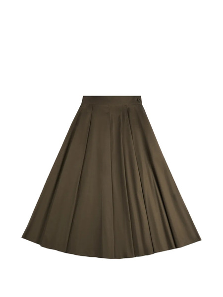  Fay Pleated Midi Skirt - Green 