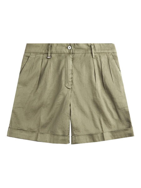  Fay Pleated Shorts - Green 