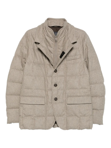  Fay Quilted Buttoned Jacket - Neutrals 