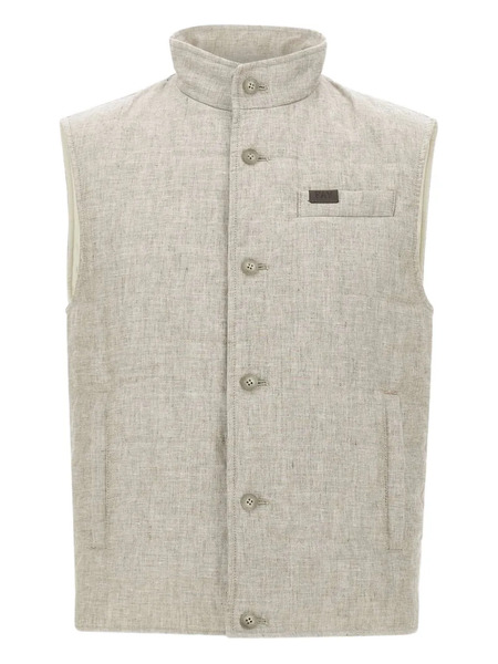  Fay Quilted Gilet - Neutrals 