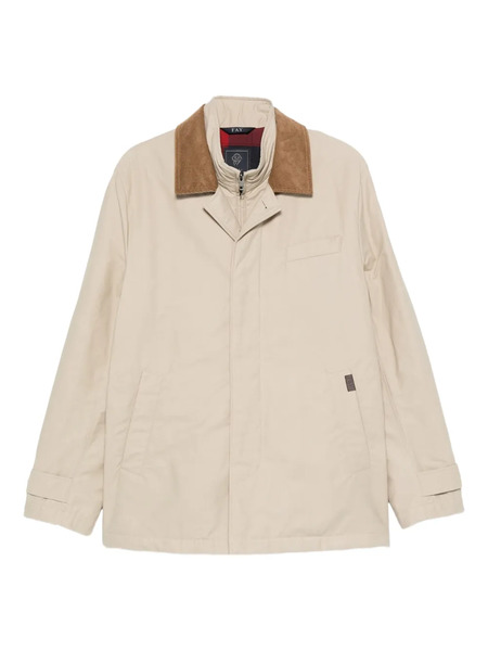  Fay Quilted Hooded Jacket - White 