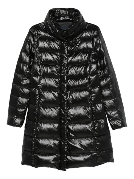  Fay Quilted Stand-collar Coat - Black 