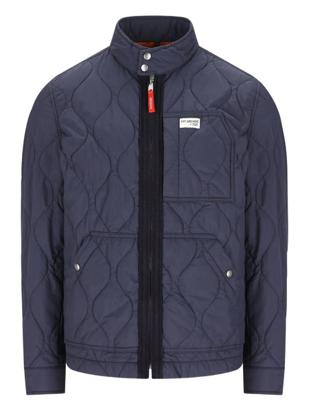 Fay Quilted Zip-front Jacket - Blue 