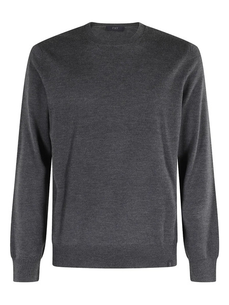  Fay Round-neck Sweater - Grey 