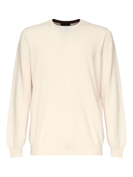  Fay Round-neck Sweater - Neutrals 