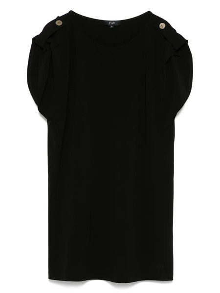  Fay Round-neck T-shirt - Black 