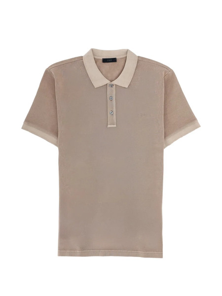  Fay Short-sleeve Polo Shirt - Grey 