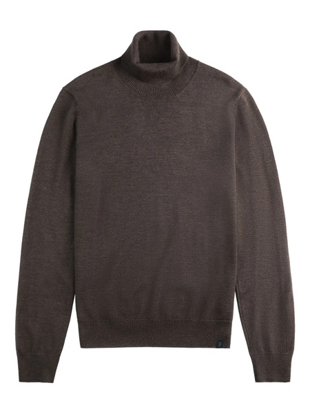  Fay Turtleneck Top - Brown 