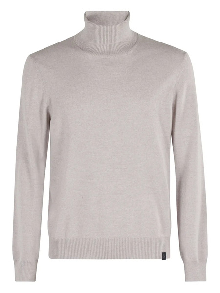  Fay Turtleneck Wool Sweater - Grey 
