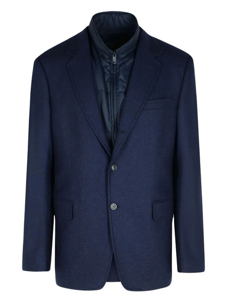  Fay Two-button Peak-lapel Jacket - Blue 